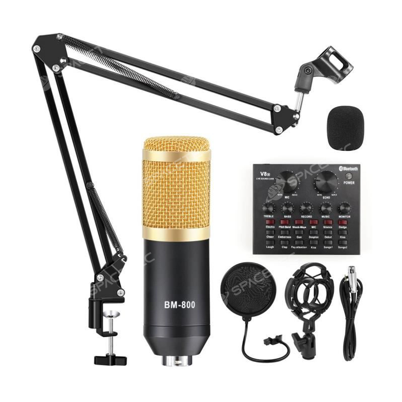 Kit De Microphone Condensateur Quipement D Enregistrement En Studio Magasin D Lectronique