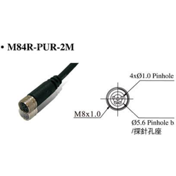 RIKO M84R-PUR-2M-BLK...